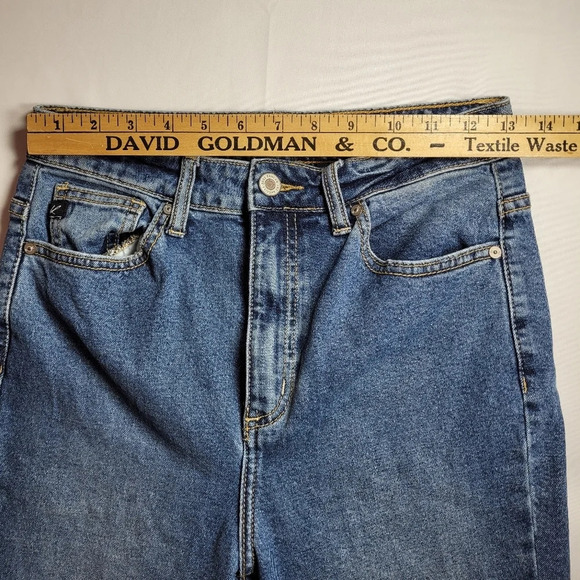 KanCan High Rise Distressed Raw Hem Skinny Jeans KC8419D cut 5937 - Picture 5 of 11